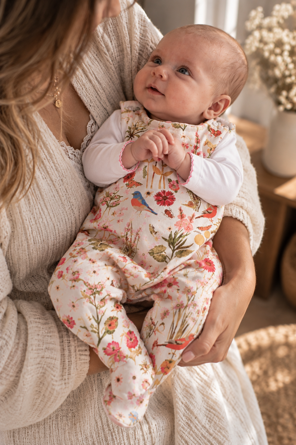 Emily Baby Footed Romper