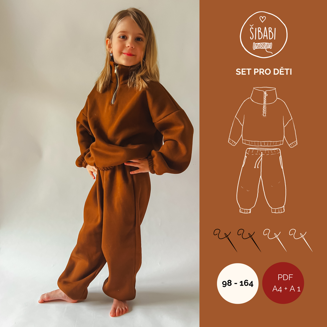 Set střihů na lenošení "Play"  - 98 - 164