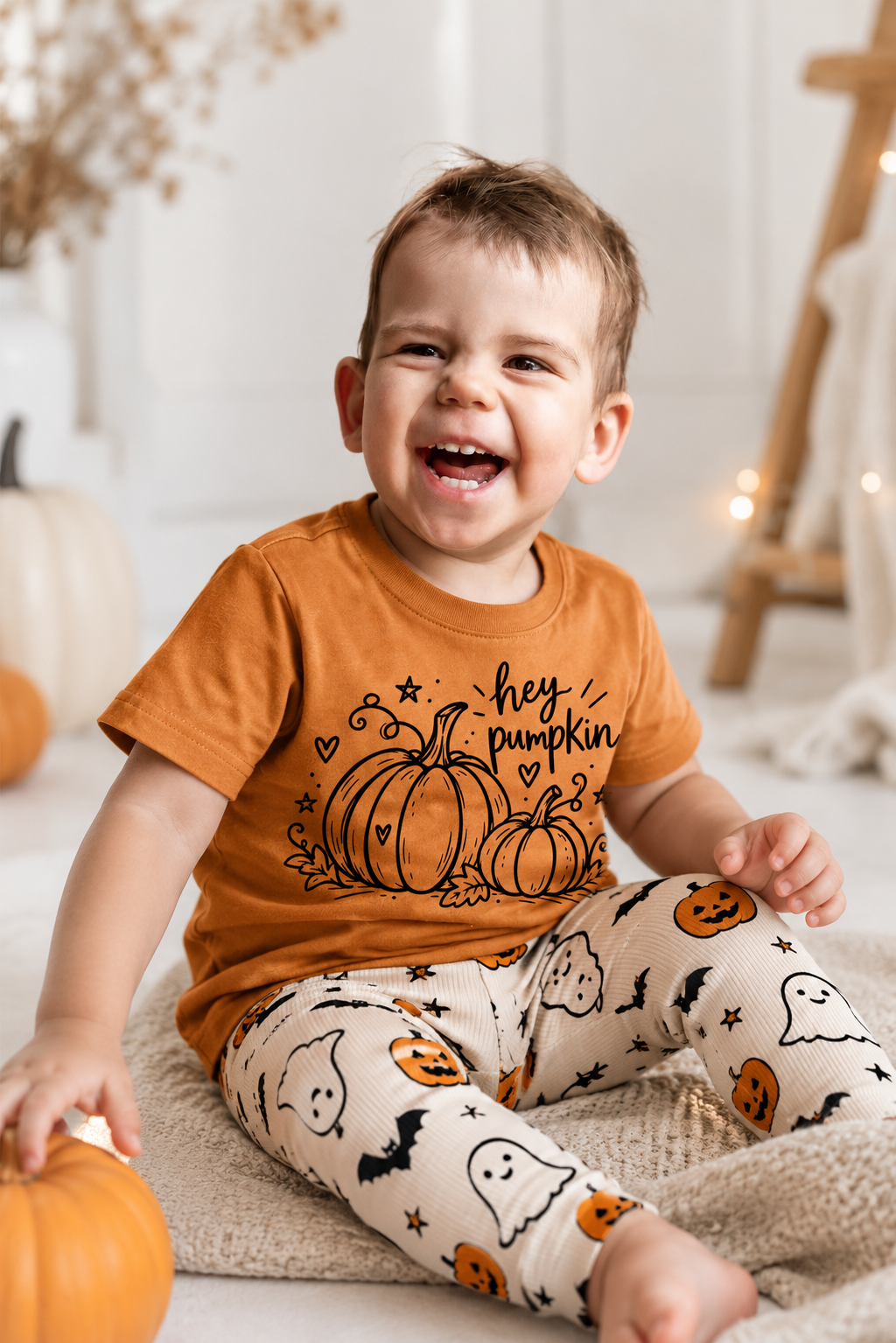 Nažehlovací obrázek na textil / tričko Hey Pumpkin