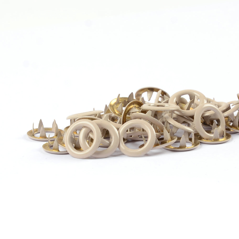 Kovové druky Jersey do oblečení - 11 mm - Taupe