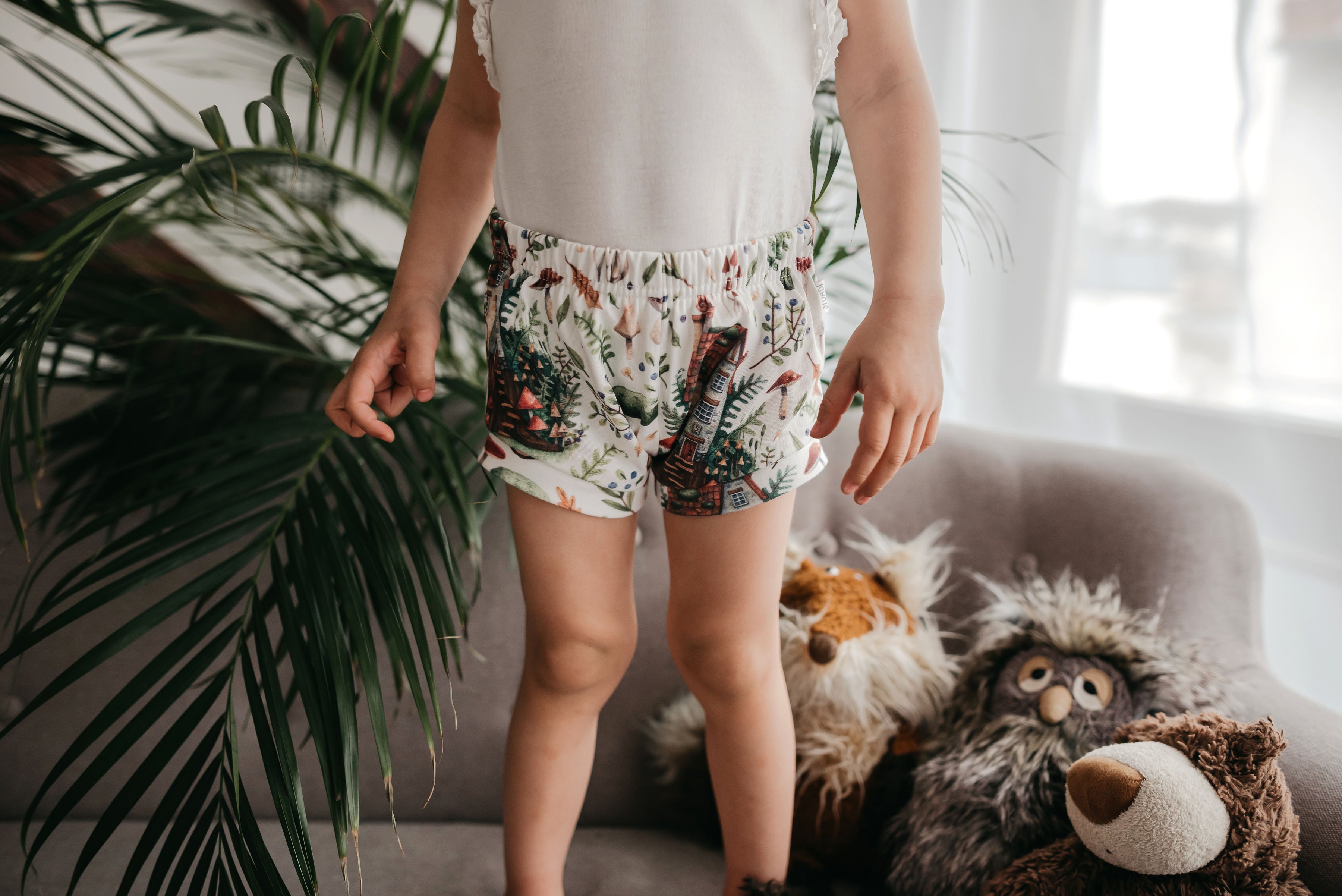 Dětské šortky s náplety do gumy "Reno" 56 - 134 - PDF střih