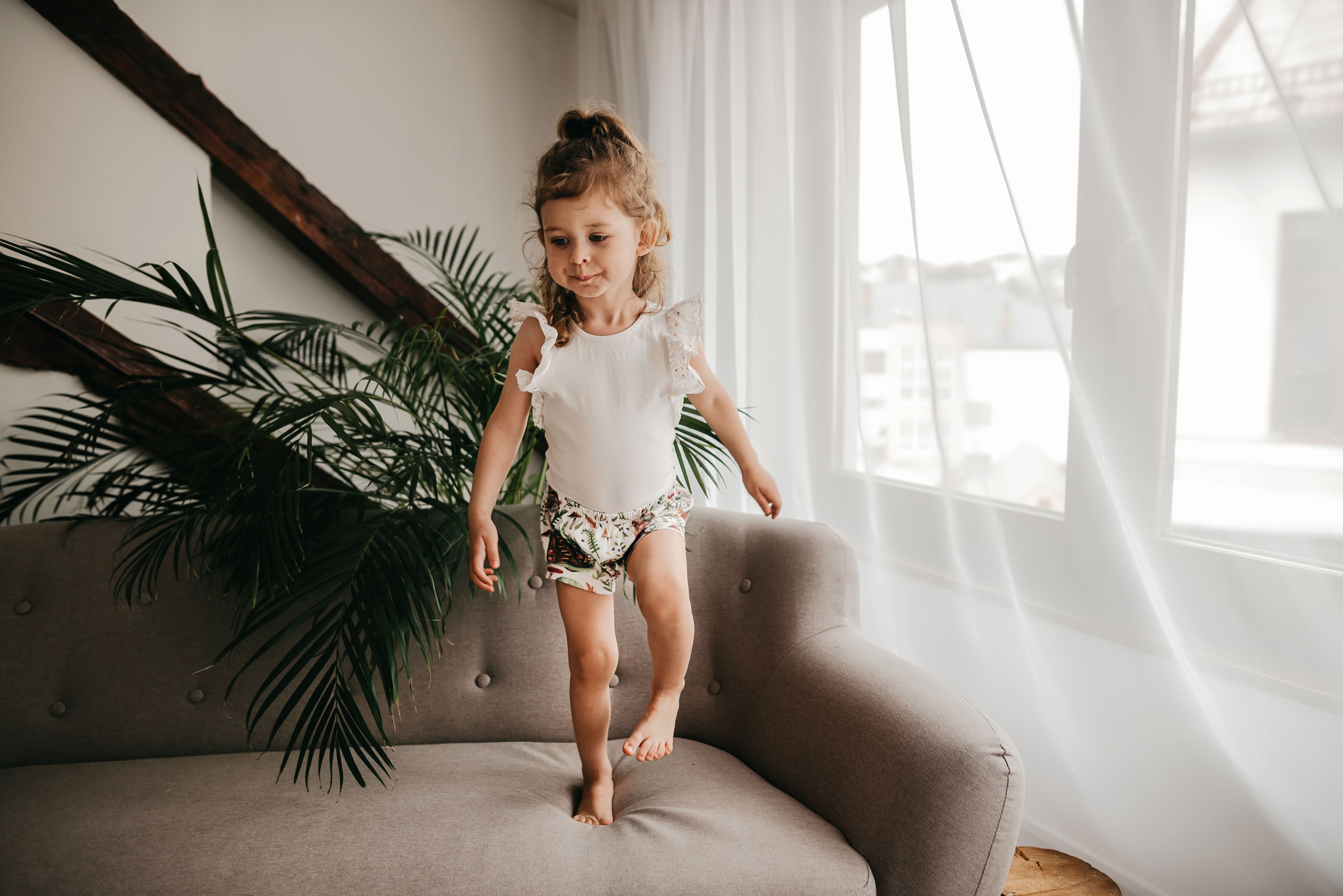 Dětské šortky s náplety do gumy "Reno" 56 - 134 - PDF střih