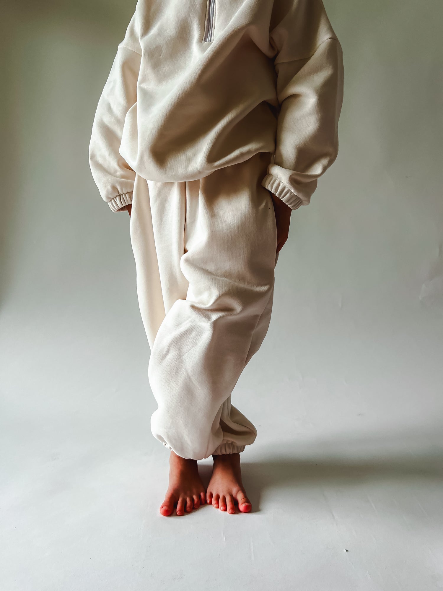 Dětské oversized tepláky s kapsami "Play" 56 - 92 - PDF střih