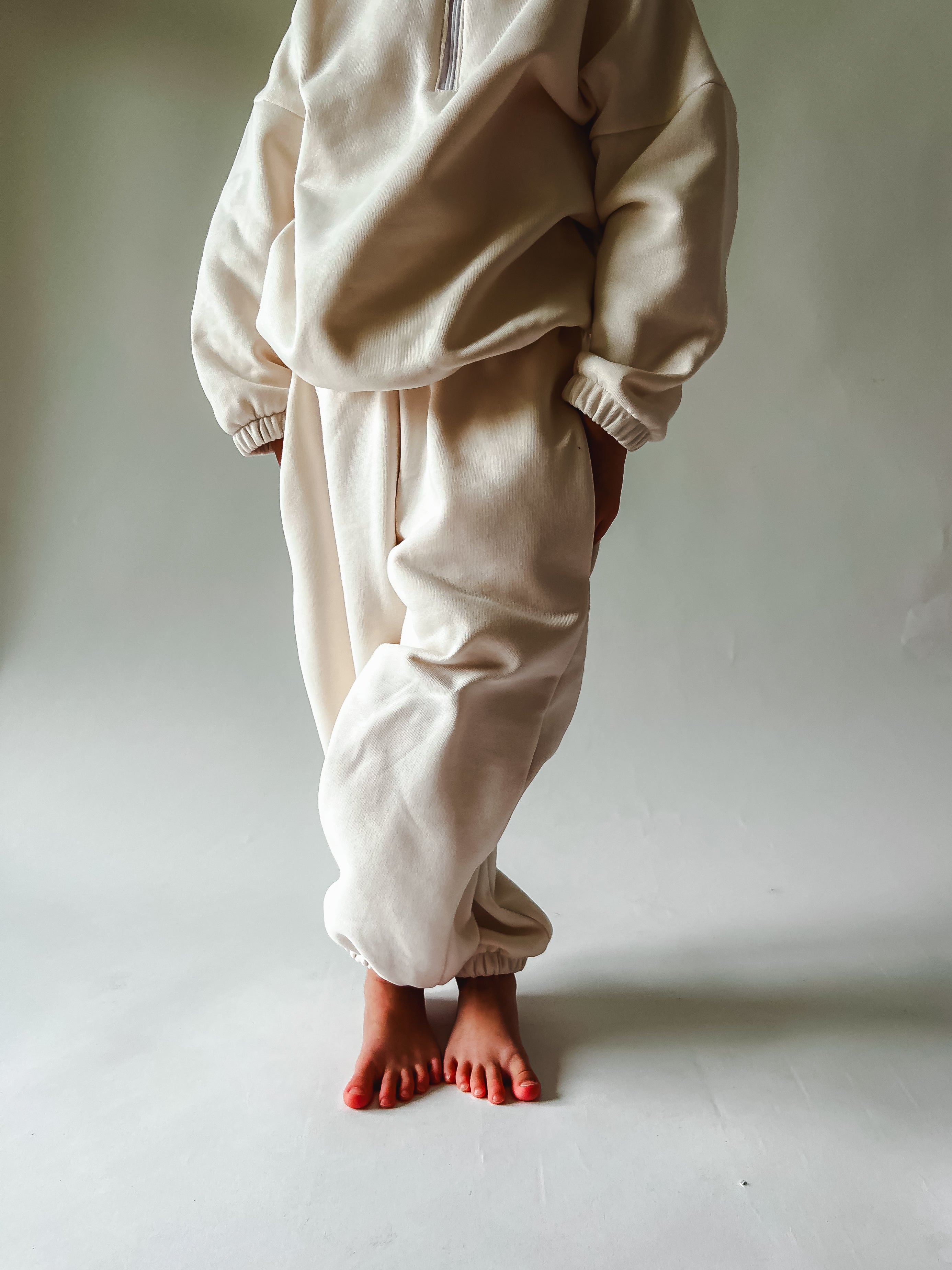 Dětské oversized tepláky s kapsami "Play" 56 - 92 - PDF střih