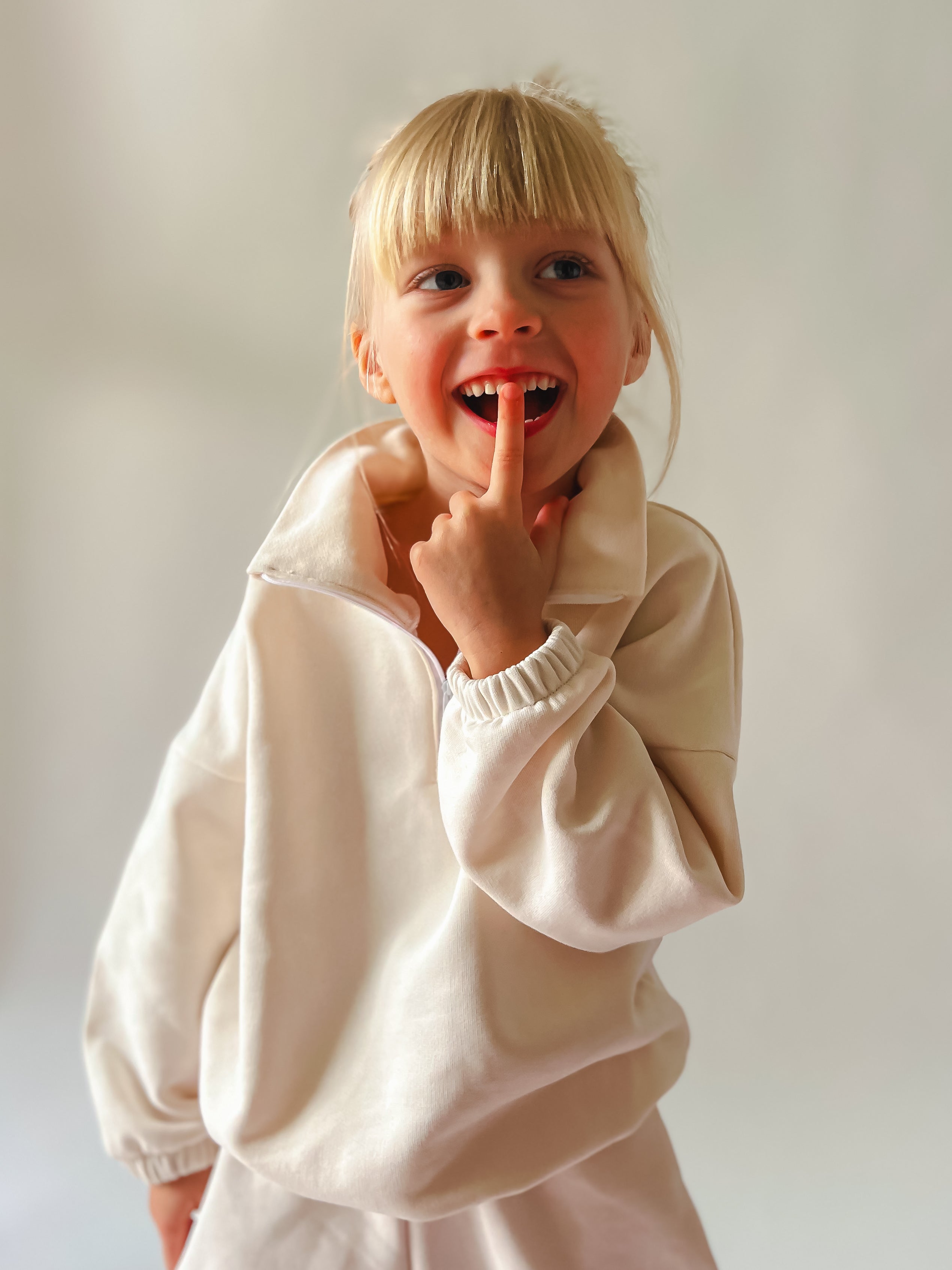 Dětská mikina se stojáčkem "Play" - 56 - 92 - PDF střih