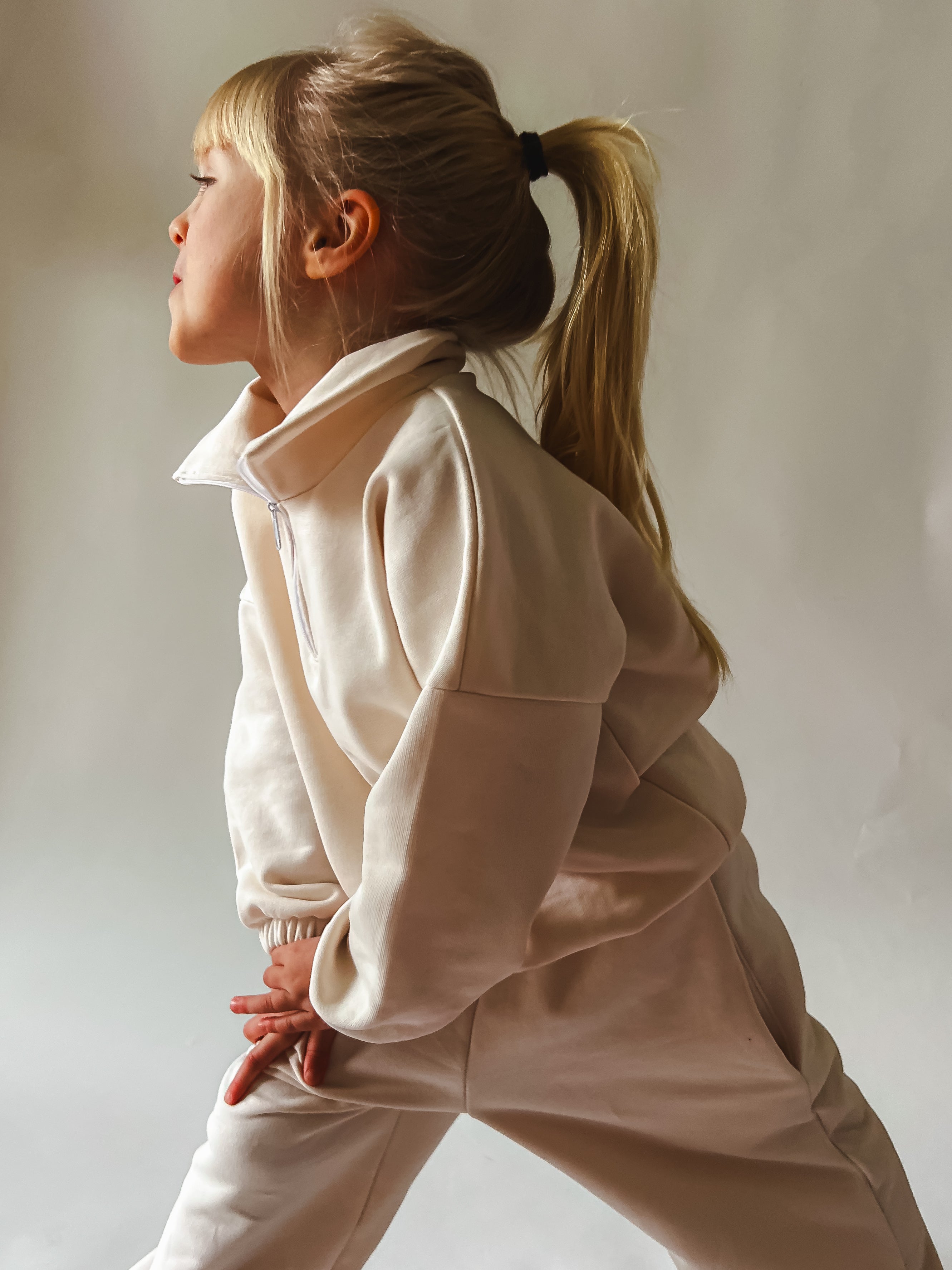 Dětská mikina se stojáčkem "Play" - 56 - 92 - PDF střih