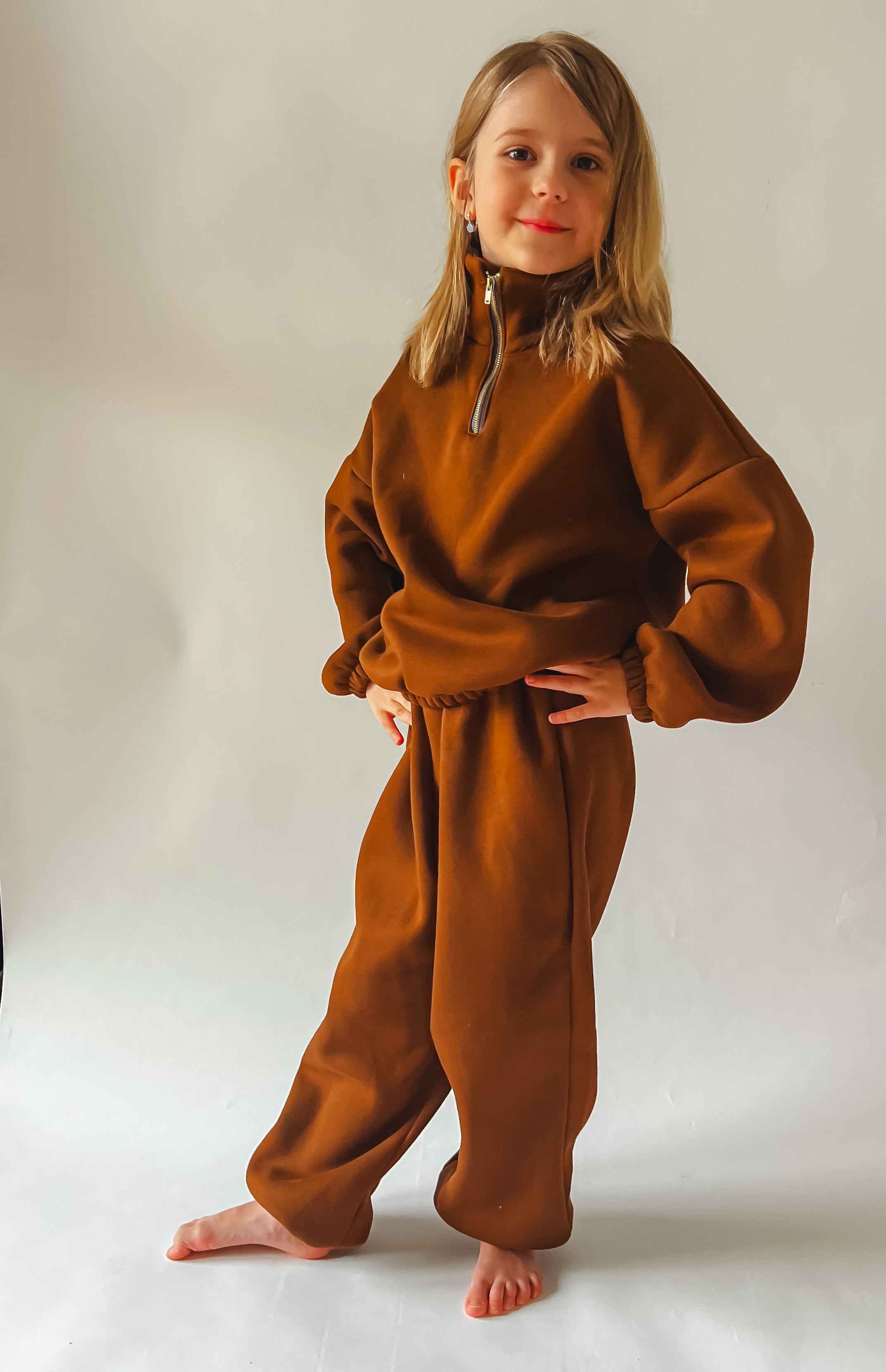 Dětská mikina se stojáčkem "Play" - 98 - 164 - PDF střih