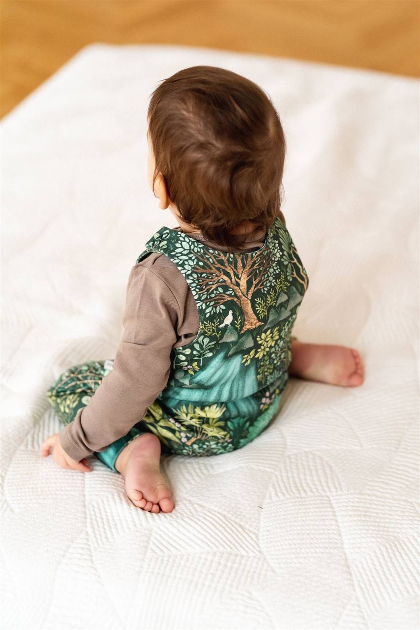 Dětský romper s dlouhými nohavicemi "Oliver " 56 - 92 - PDF střih