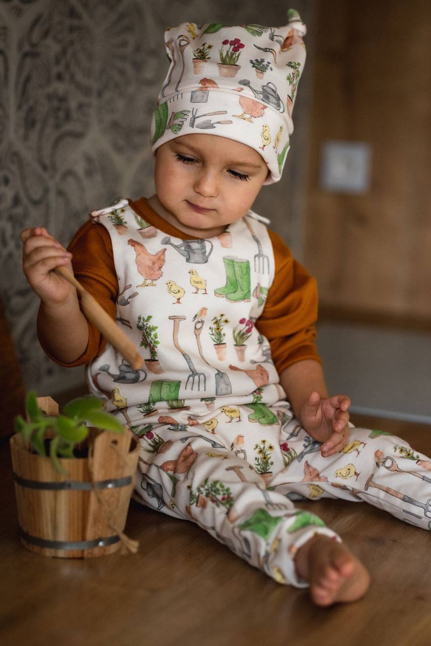 Dětský romper s dlouhými nohavicemi "Oliver " 56 - 92 - PDF střih