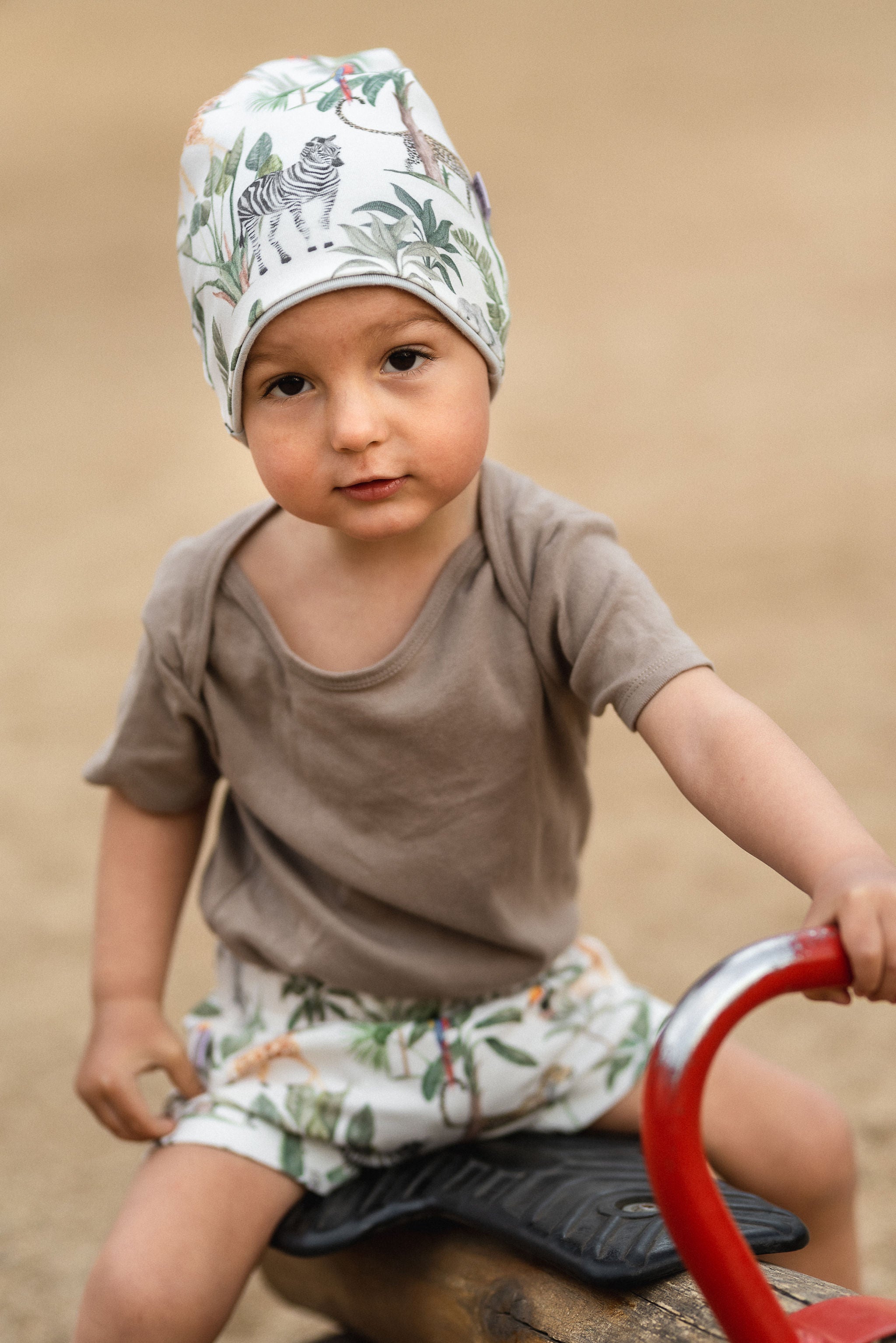 Dětské šortky s náplety do gumy "Reno" 56 - 134 - PDF střih