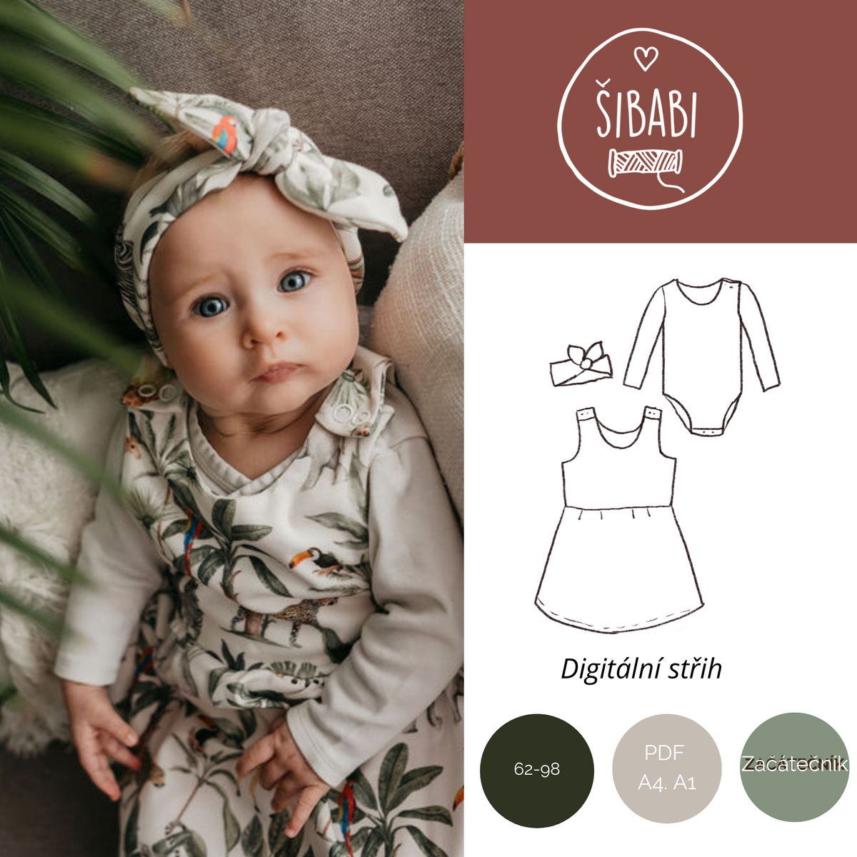 Little Sarah Girls Outfit Pattern Bundle
