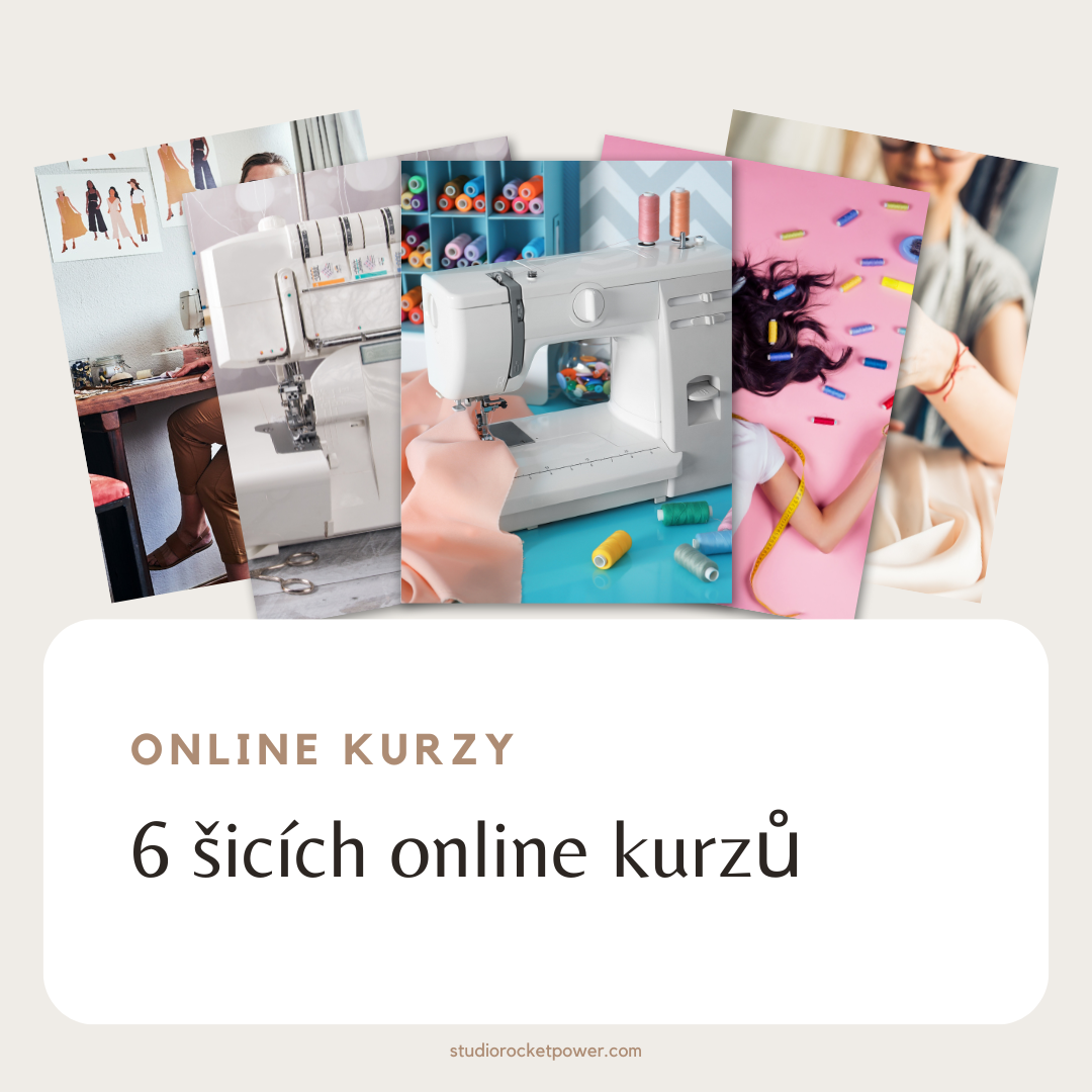 Velký balík všech Šibabi střihů - 70+ střihů + kurzy šití