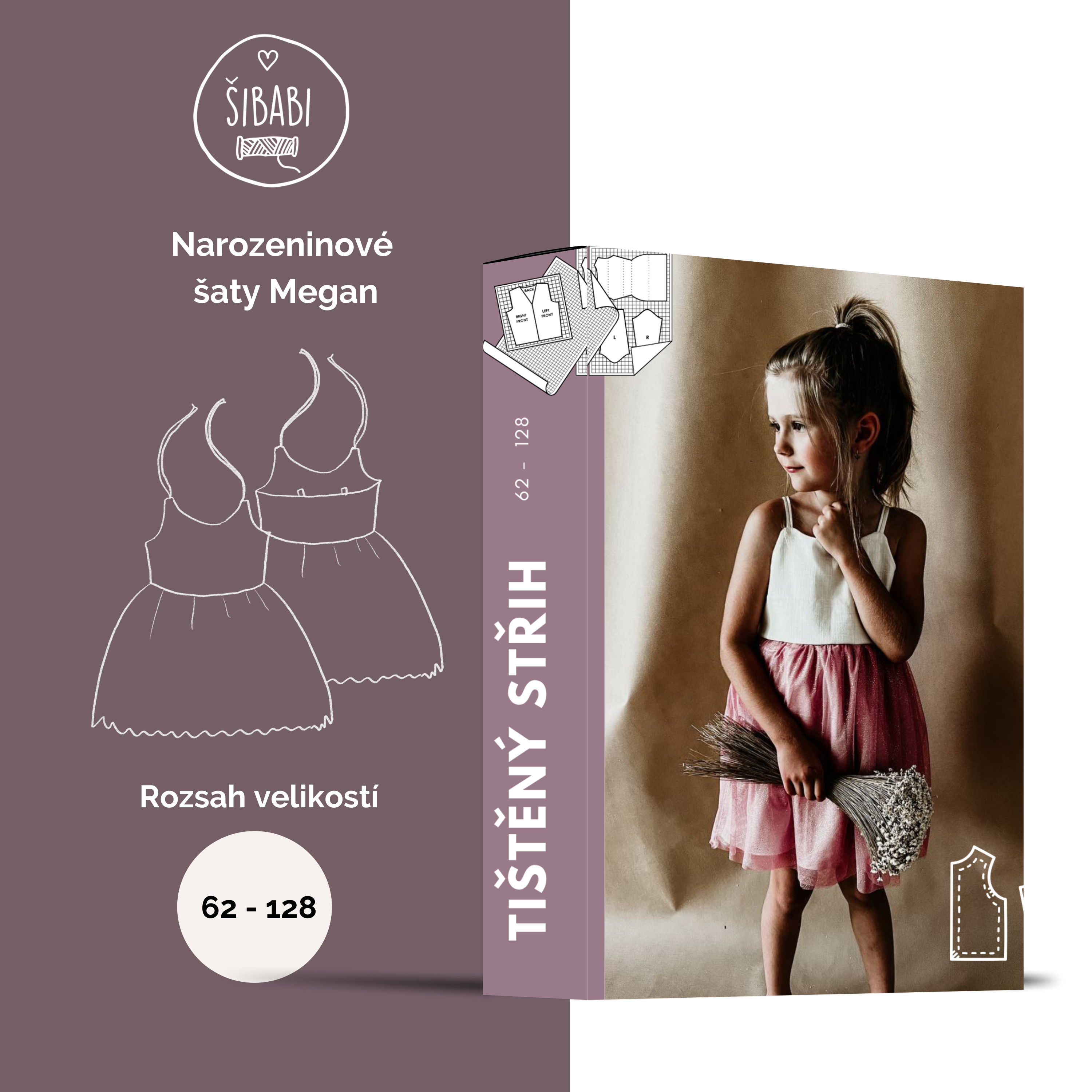 Gerippte Leggings für Kinder mit elastischen Trägern