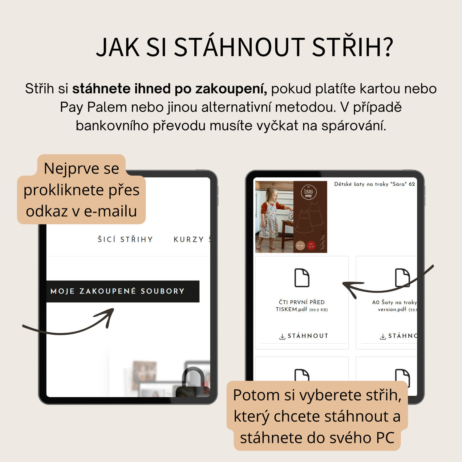 Dětské tepláky s kapsami "Tampa" 62 - 164- PDF střih