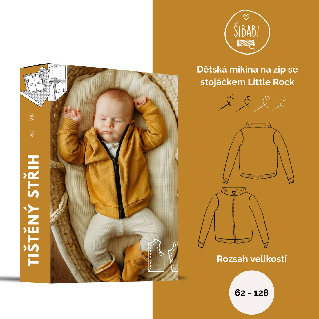 Sewing pattern "Ami" zip-up jumpsuit for children