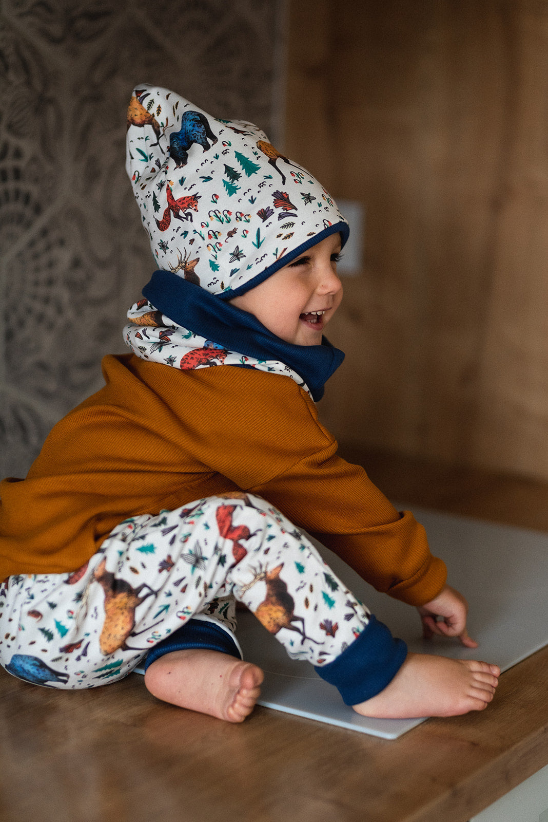 Papírový střih na dětskou oversized mikinu "Preston"