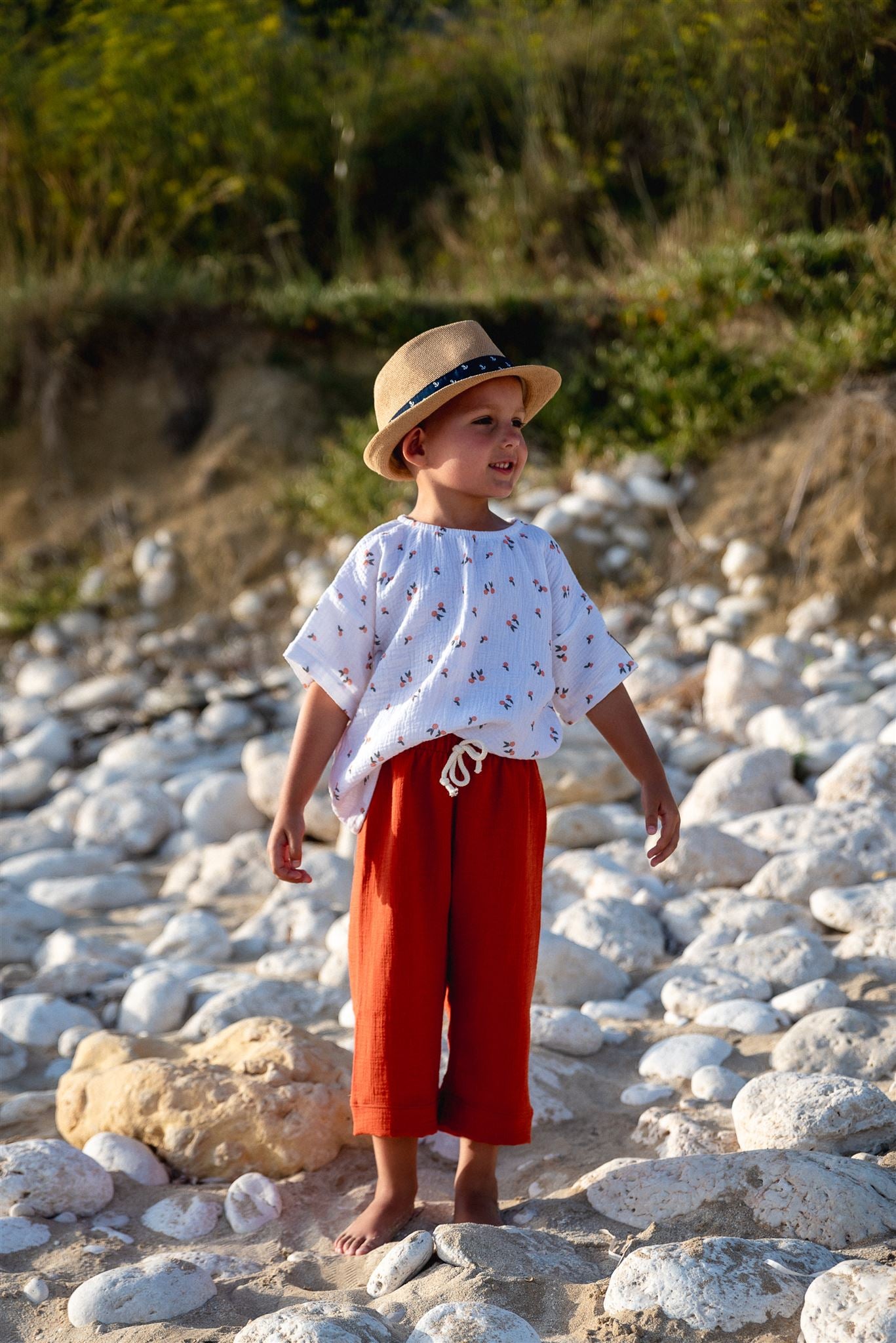 Dětské bermudy na léto "Sun" - PDF střih