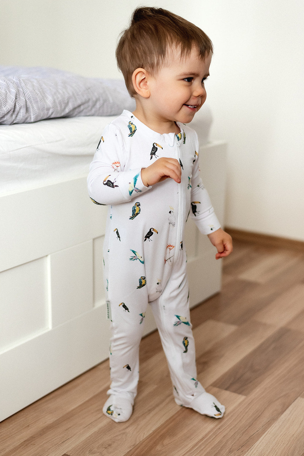 Overal pro miminko na zip "Růženka" 50 - 104 - PDF střih