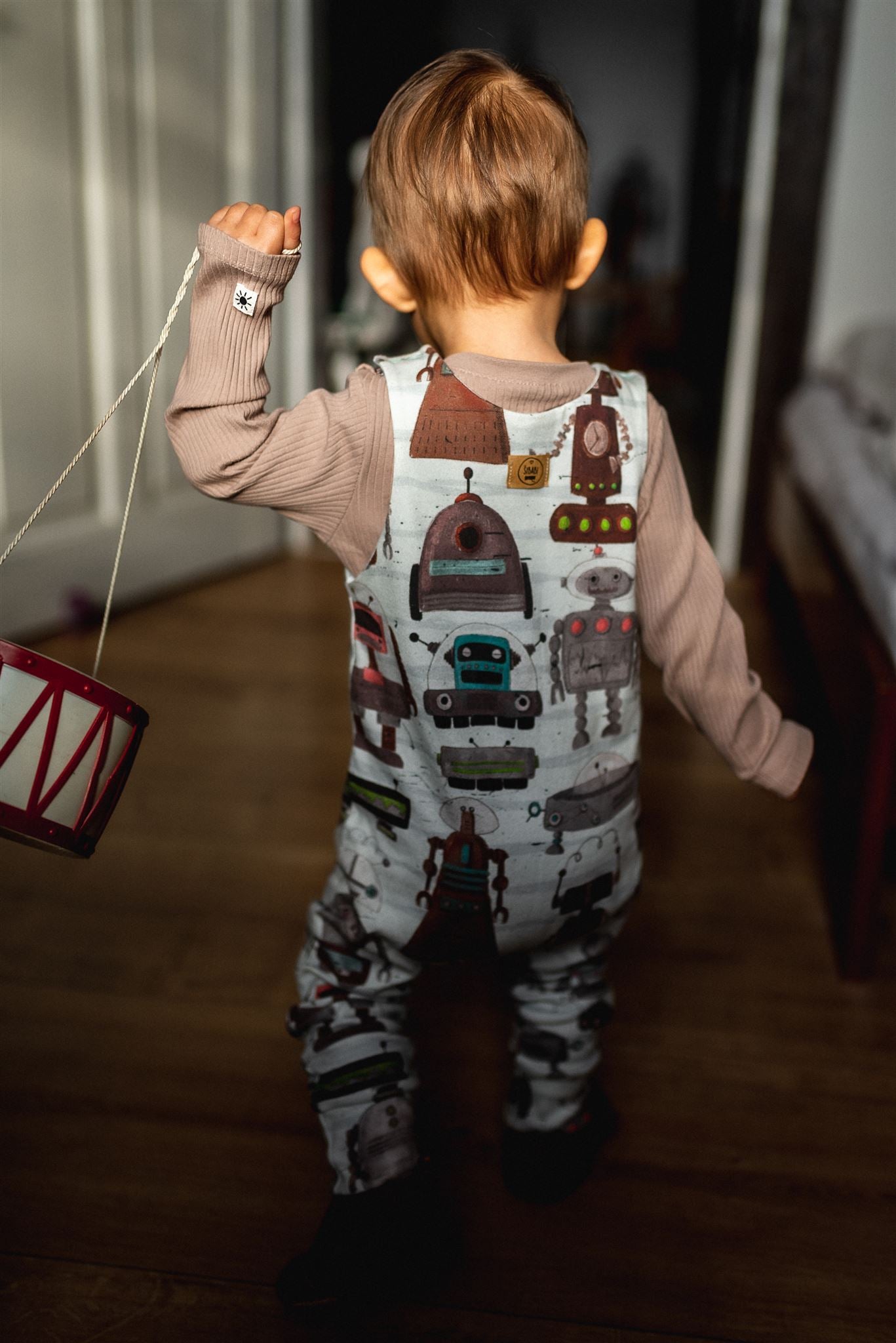 Dětský romper s dlouhými nohavicemi "Oliver " 56 - 92 - PDF střih