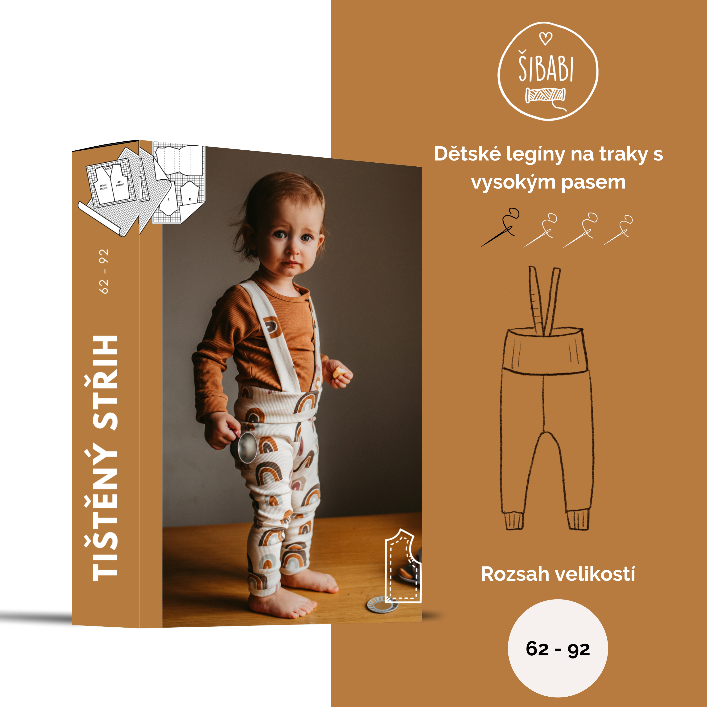Sewing pattern "Ami" zip-up jumpsuit for children
