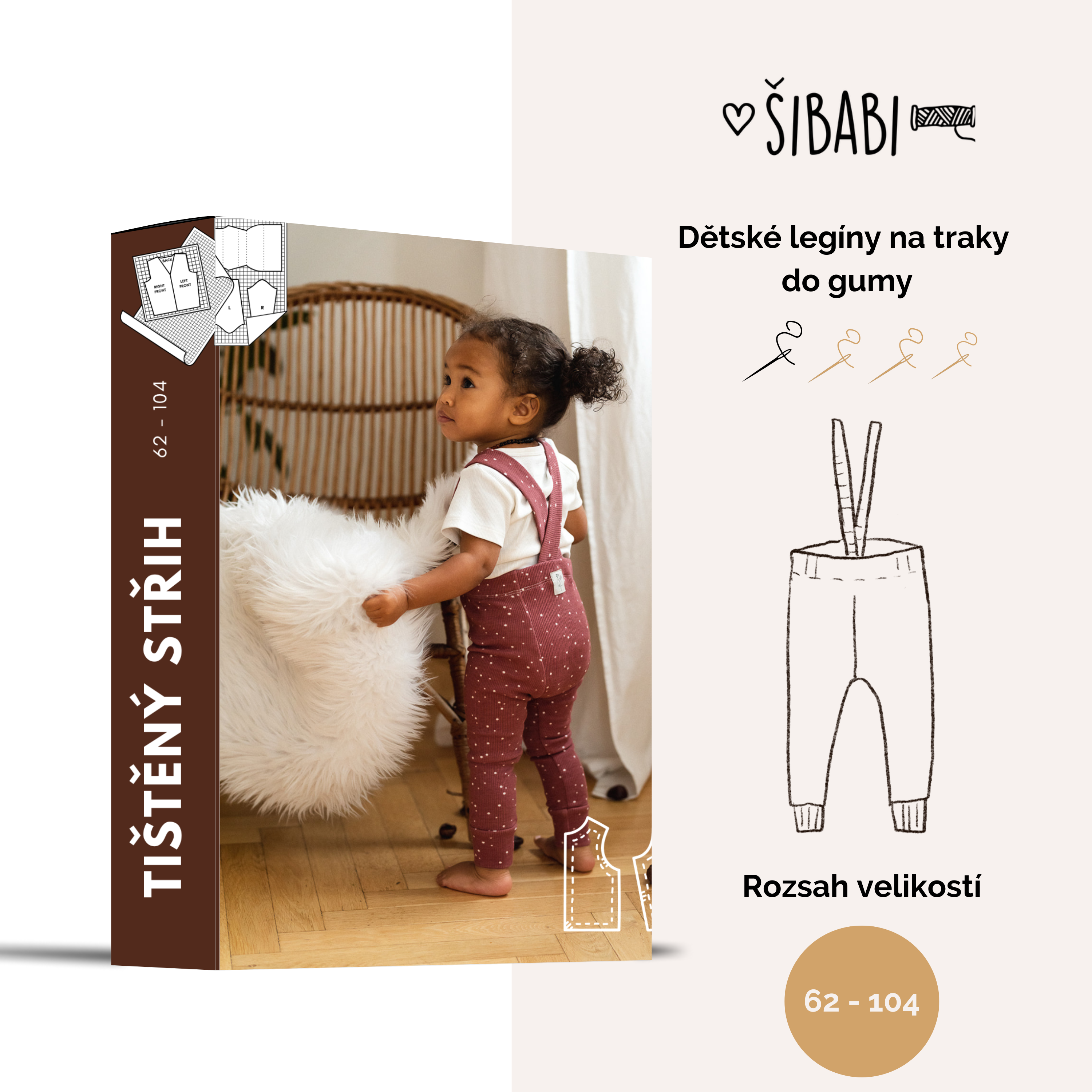 Sewing pattern "Ami" zip-up jumpsuit for children