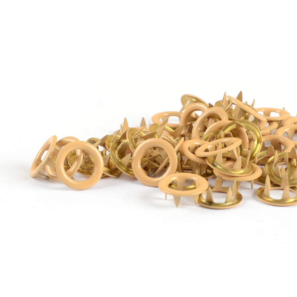 Kovové druky Jersey do oblečení - 11 mm - Butternuts