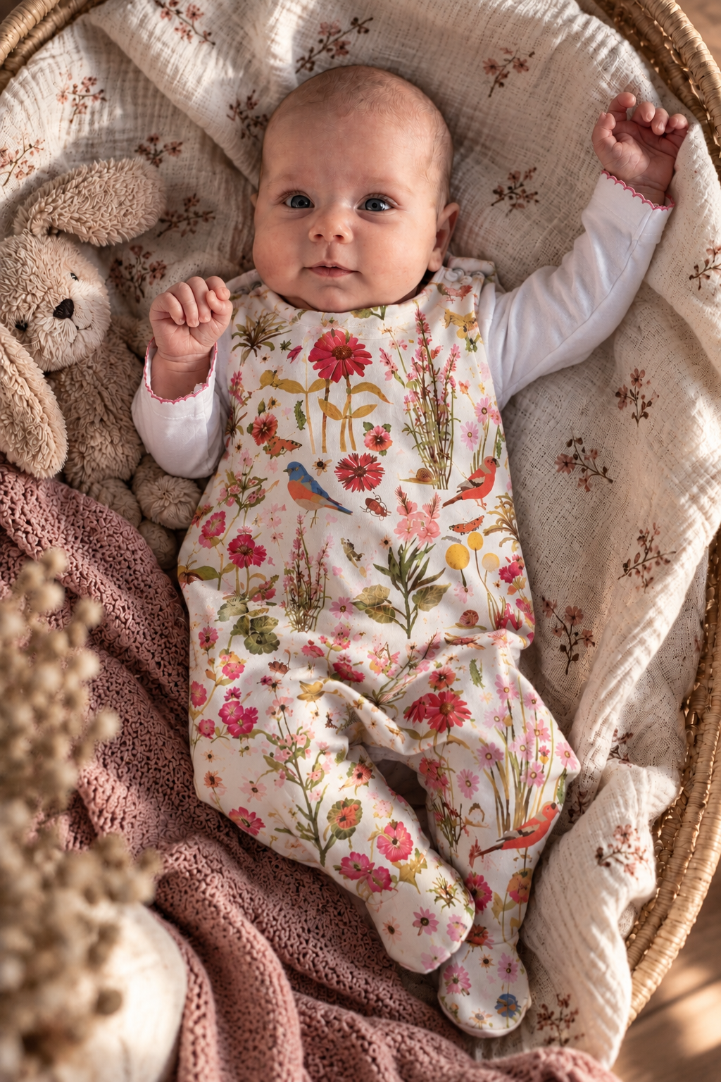 Emily Baby Footed Romper