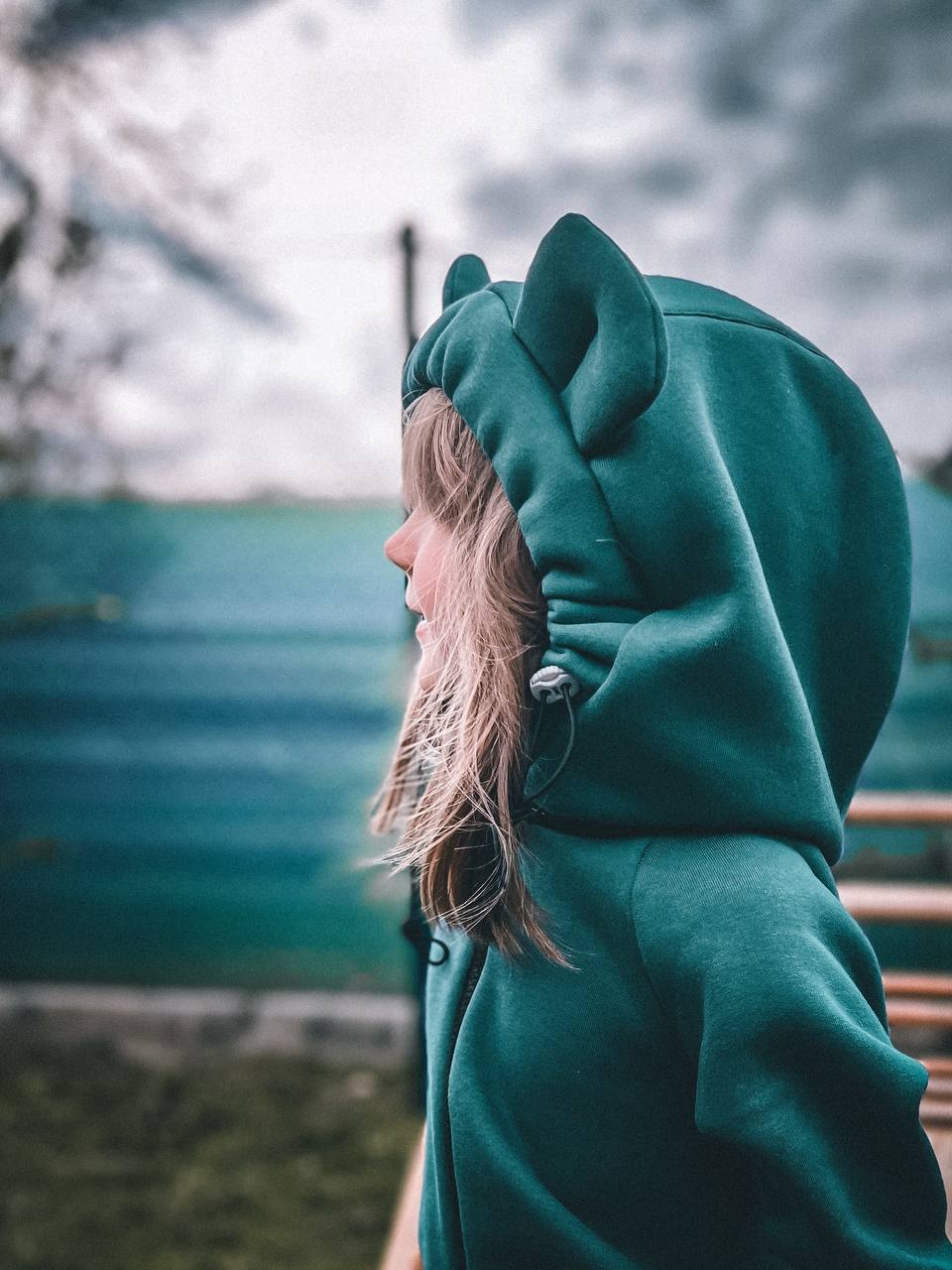 Dětský overal s kapucí a oušky "New York" - PDF střih