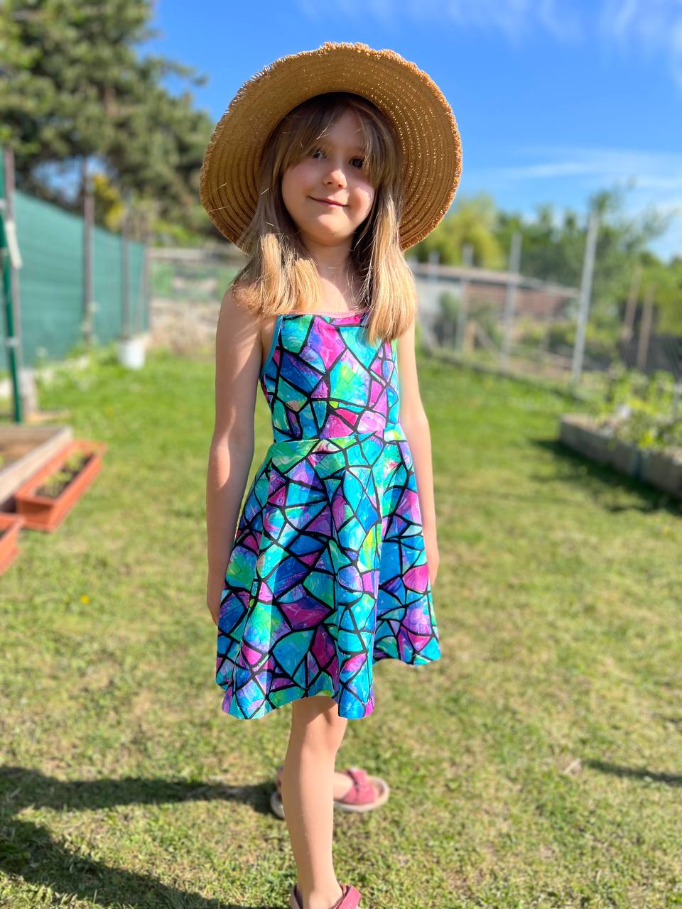 Dívčí šaty na zavazování s odhalenými zády "Molly" 74 - 164 - PDF střih