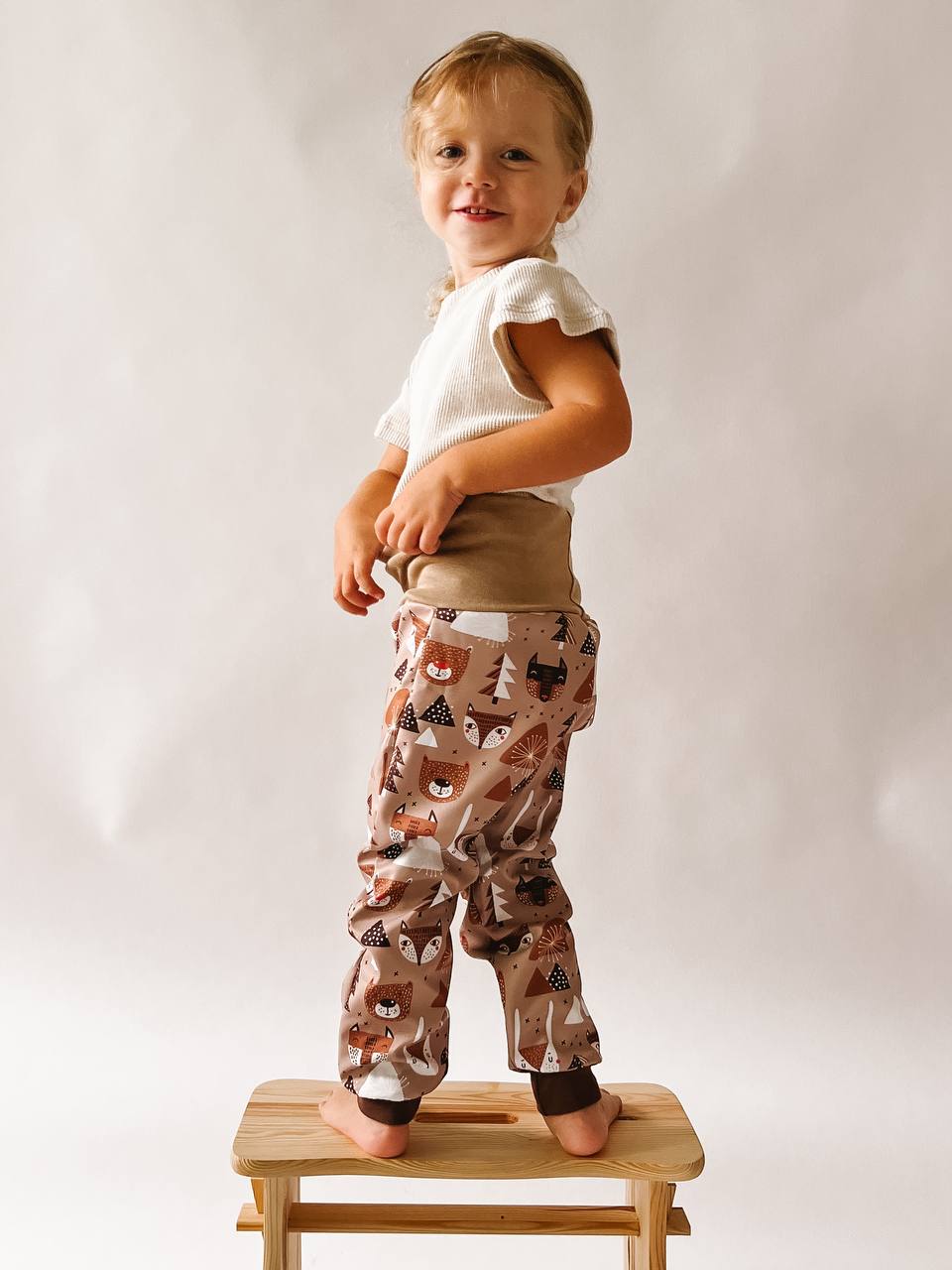 Dětské softshellové kalhoty "EASY" 62 - 134 - PDF střih