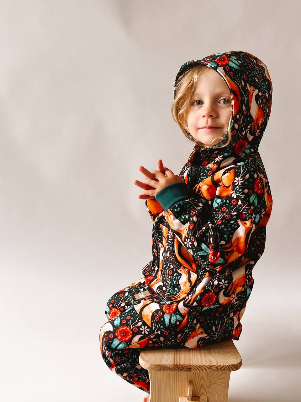 Střih na dětskou softshellovou bundu EASY