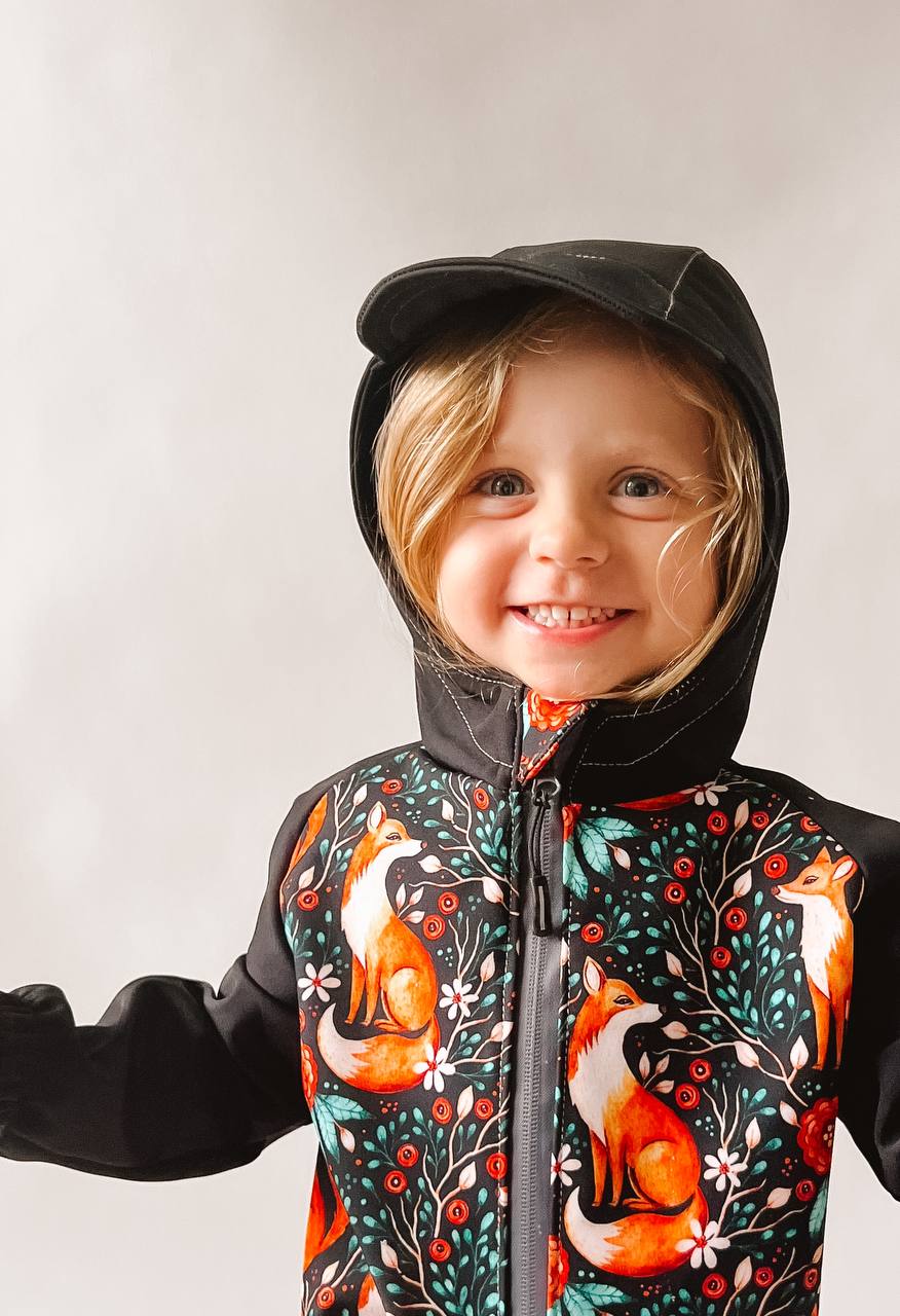 Softshellový overal vhodný pro začínající švadlenky  "Charlie" 62 - 134 - PDF střih