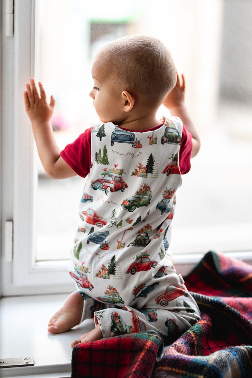 Dětský romper s dlouhými nohavicemi "Oliver " 56 - 92 - PDF střih