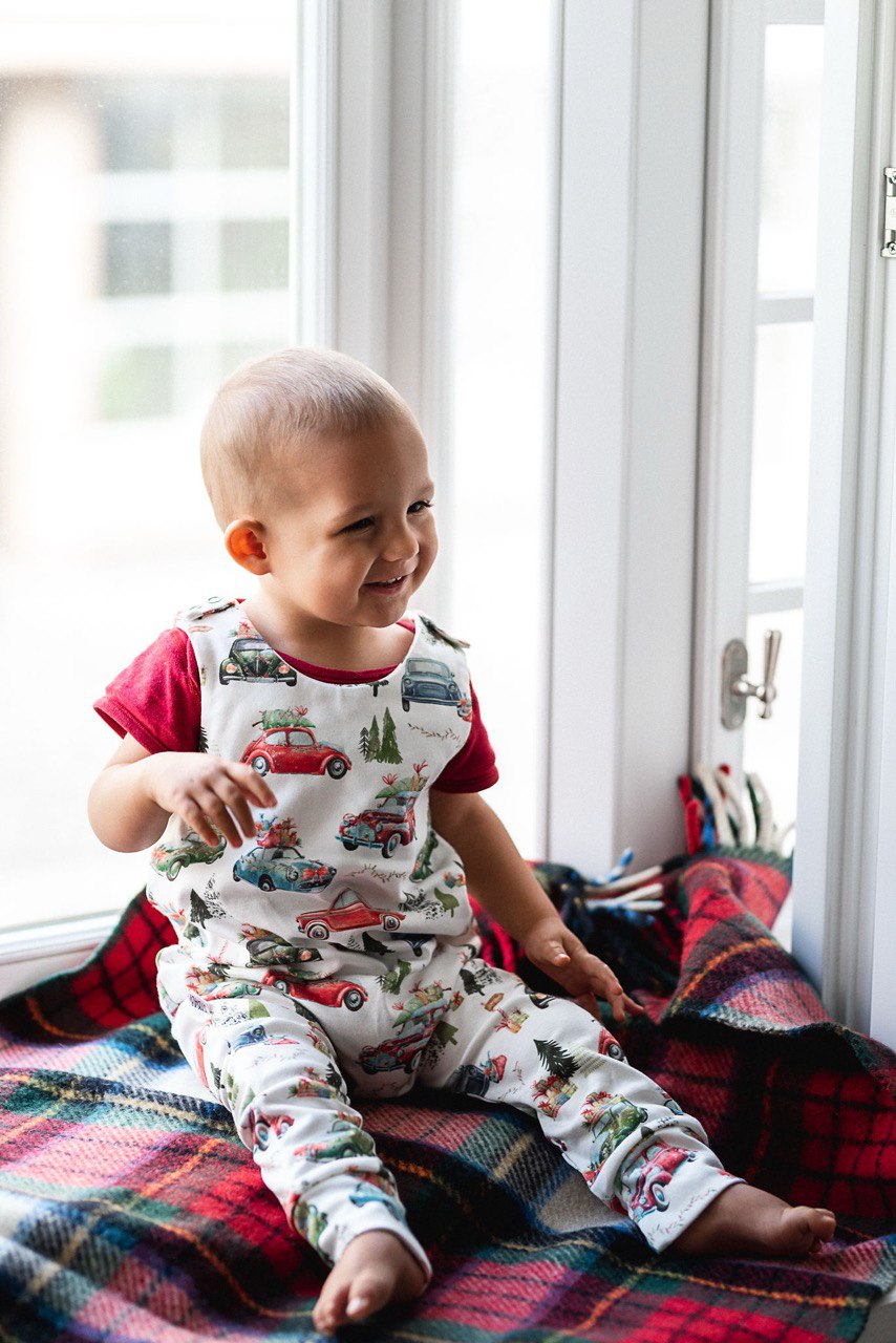 Dětský romper s dlouhými nohavicemi "Oliver " 56 - 92 - PDF střih