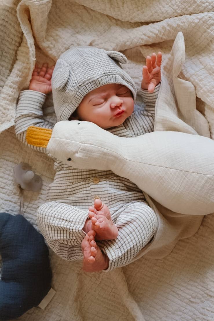 Střih na husu Jana – PDF střih na látkovou hračku / mazlíka pro miminko