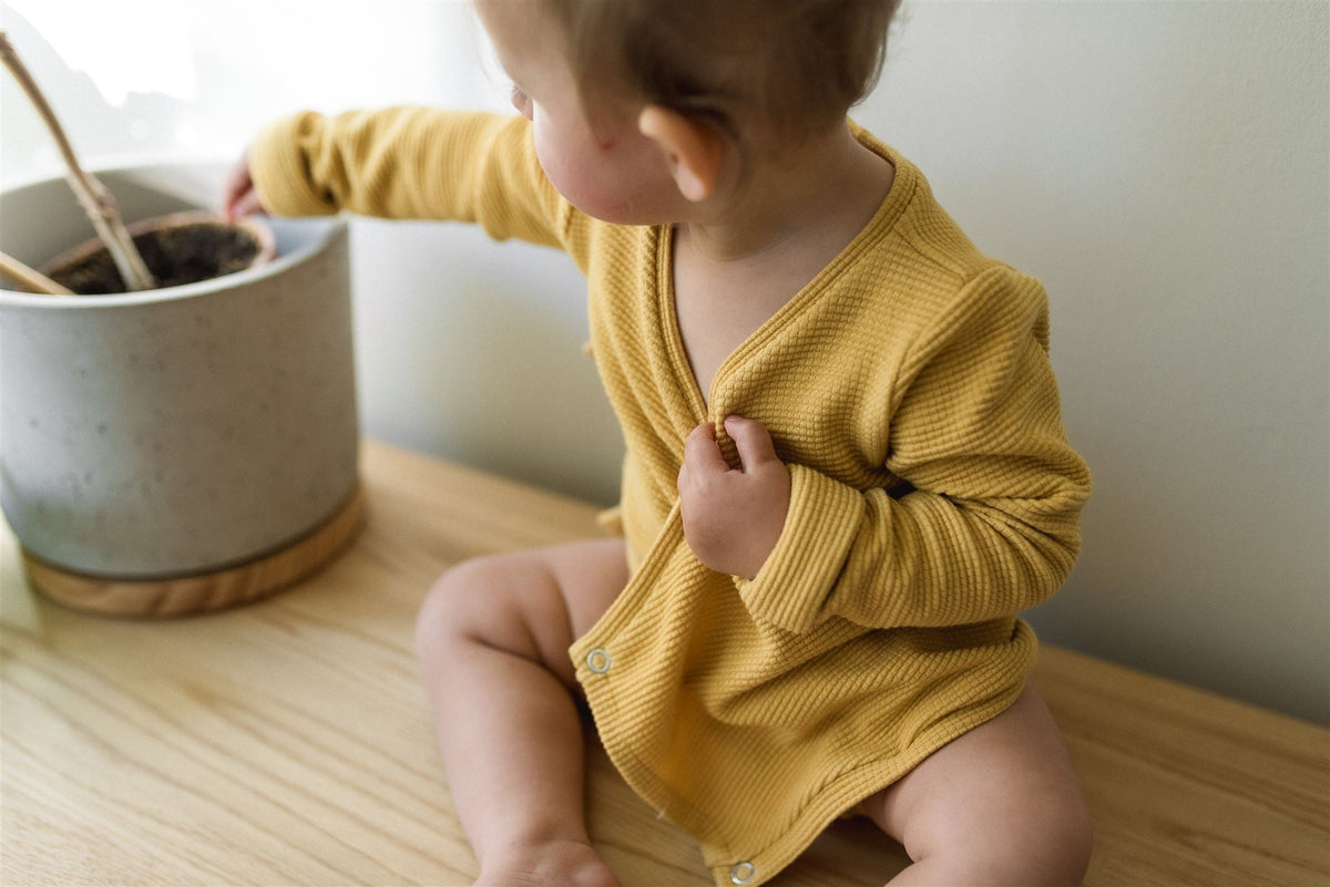 Střih na dětské zavinovací body "Wrap" - 50 - 98 - Šibabi.cz