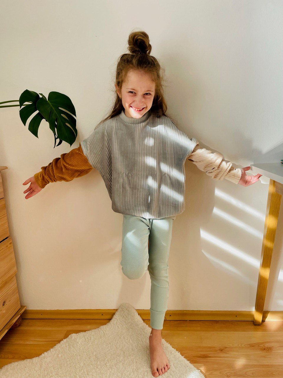 Střih na dětskou oversized mikinu "Preston" 62 - 164 - Šibabi.cz