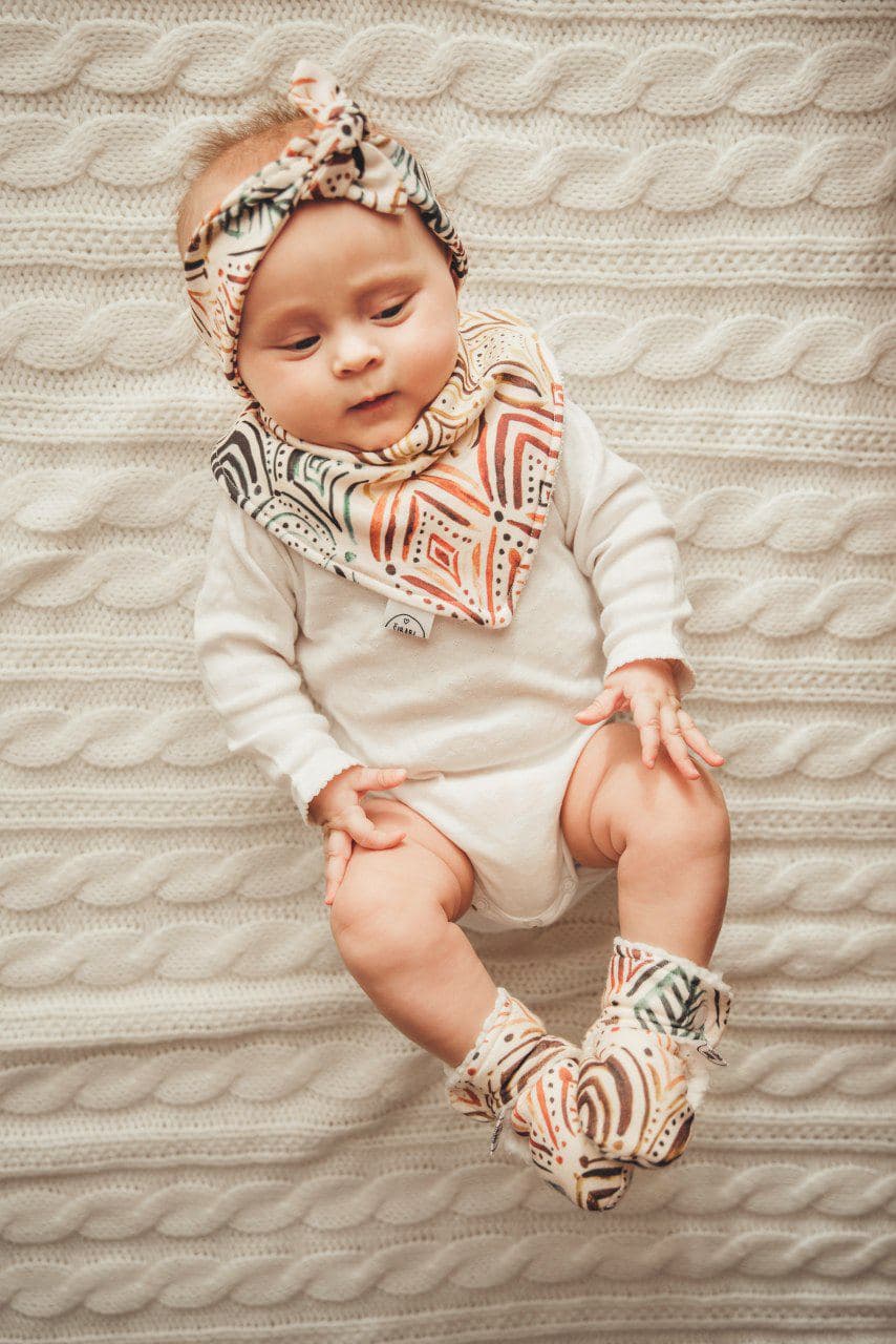 Střih na vázací čelenku dítě/dospělí "Megg" - Šibabi.cz