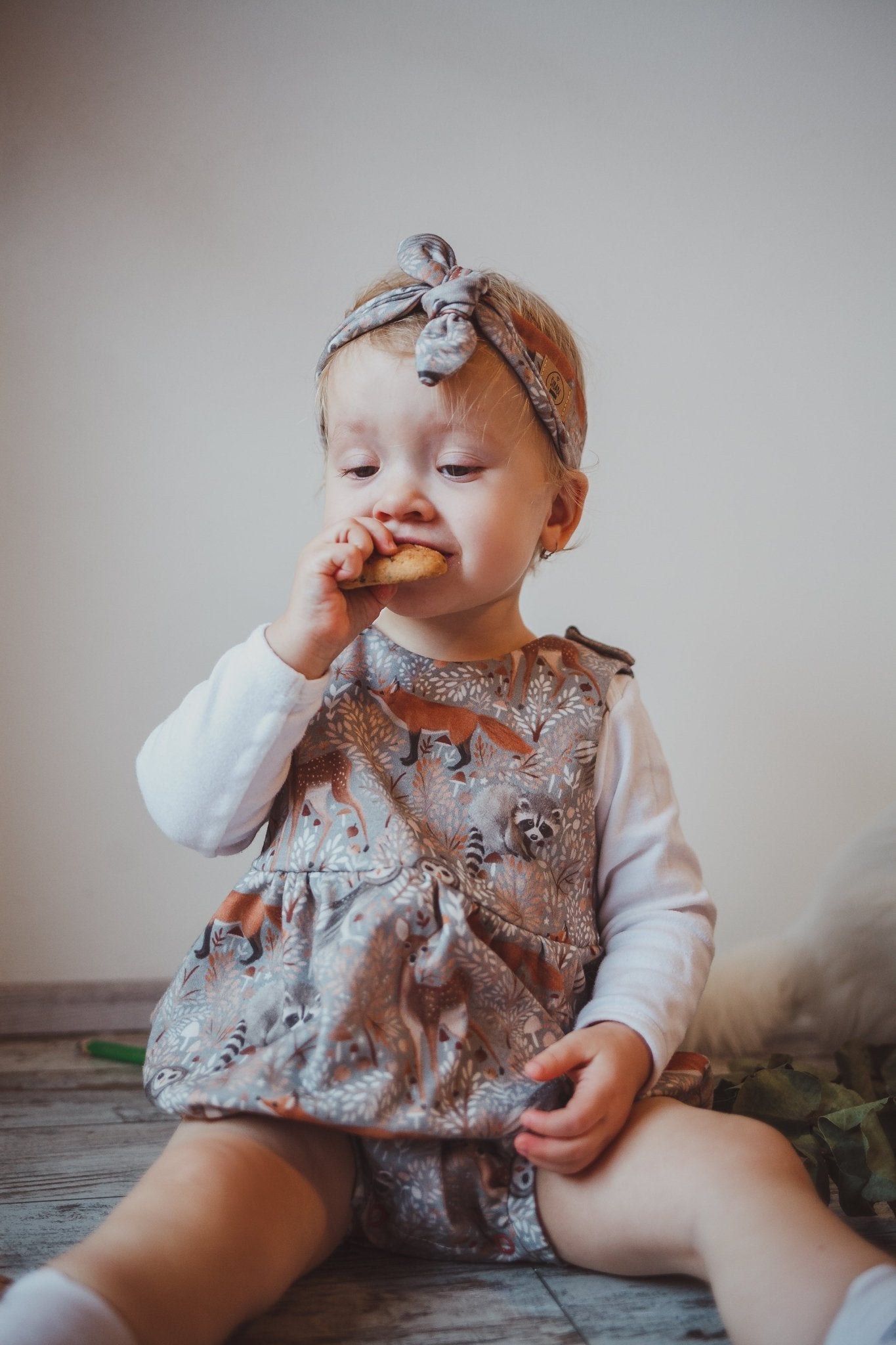 Střih na vázací čelenku dítě/dospělí "Megg" - Šibabi.cz