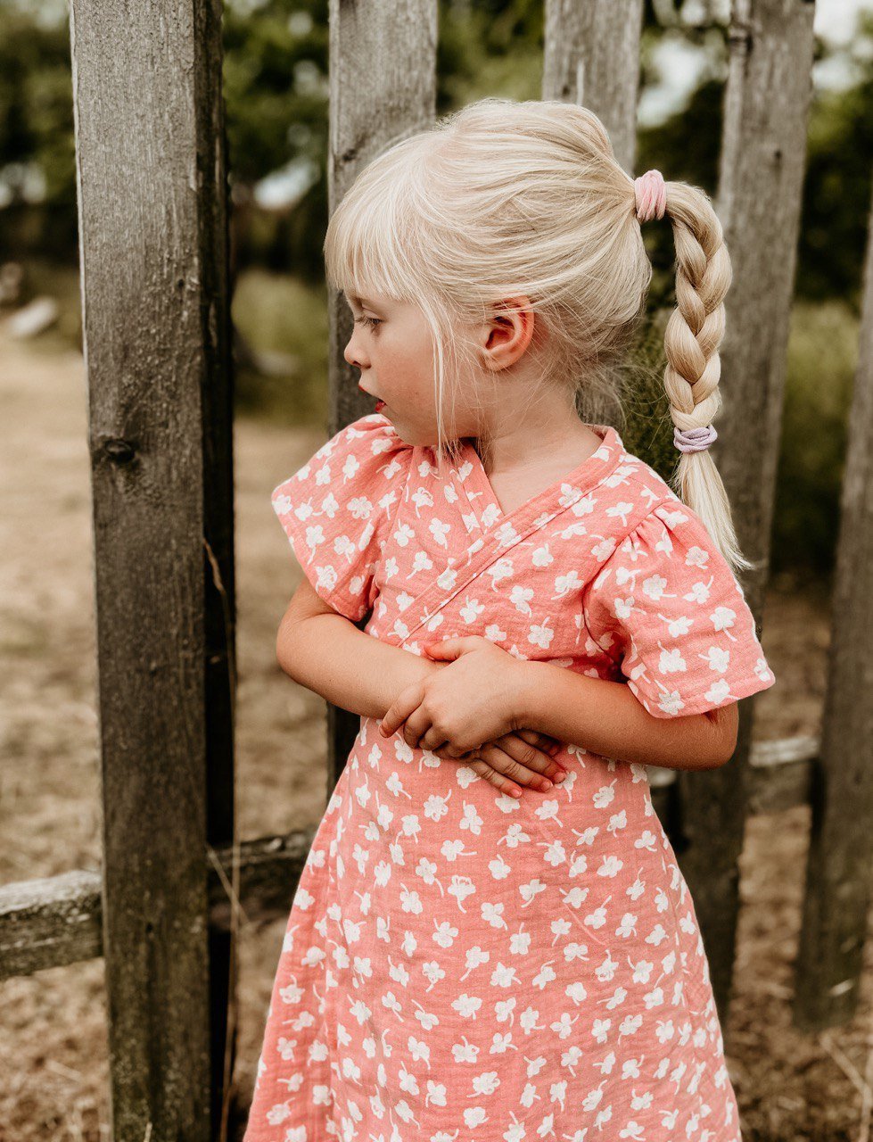 Střih na zavinovací dětské šaty &quot; Chloe&quot; - 56 - 140 - Šibabi.cz