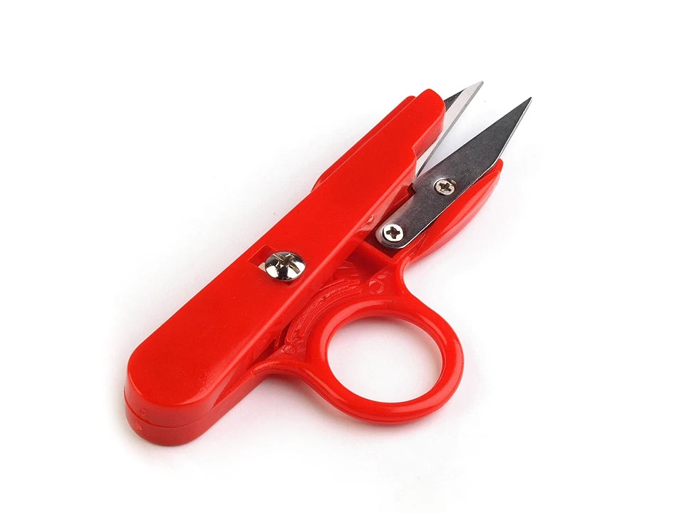 Nůžky cvakačky délka 12 cm s plastovou rukojetí - náhodná barva