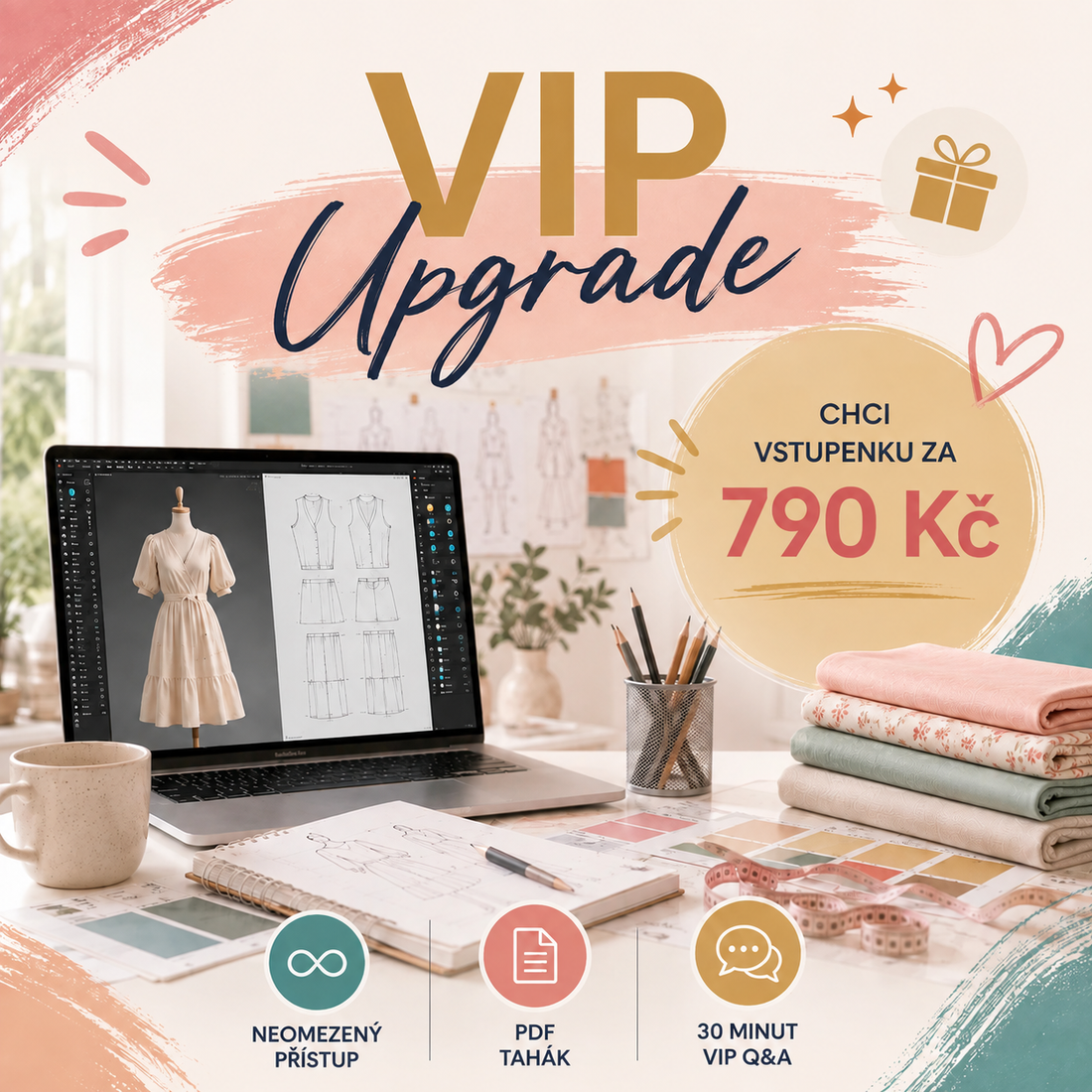VIP Vstupenka: 3denní Workshop CLO3D (Trvalý přístup + Bonusy)
