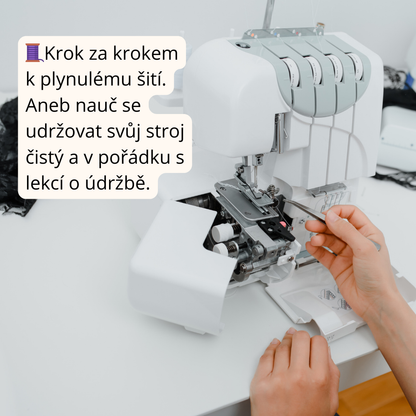 Jak šít na overlocku? Základy šití krok za krokem