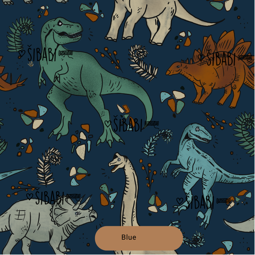 Dinosvět nekonečný vzor - Blue