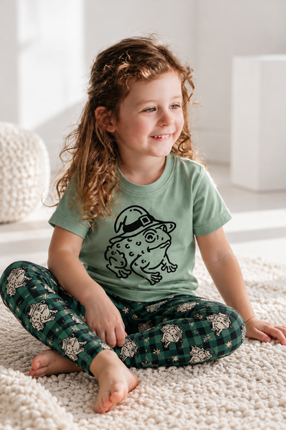 Nažehlovací obrázek na textil / tričko Čarodějnická žába