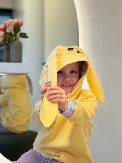 Papírový střih na dětskou mikinu s oušky "Aspen"