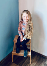 Střih na dětské tričko s dlouhým rukávem Dundalk 