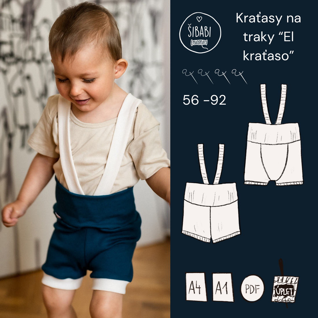 Střih na dětské kraťasy/šortky &quot;El kraťaso&quot;! - Šibabi.cz