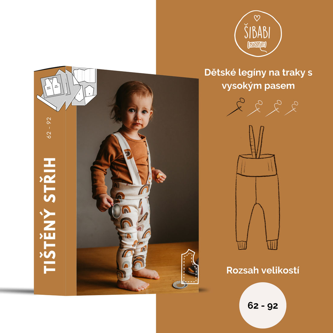 Sewing pattern &quot;Ami&quot; zip-up jumpsuit for children