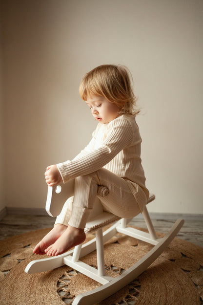 Střih na dětské legíny s nápletem na nohavicích &quot;Chandler&quot;, 98 - 164 v PDF s fotonávodem